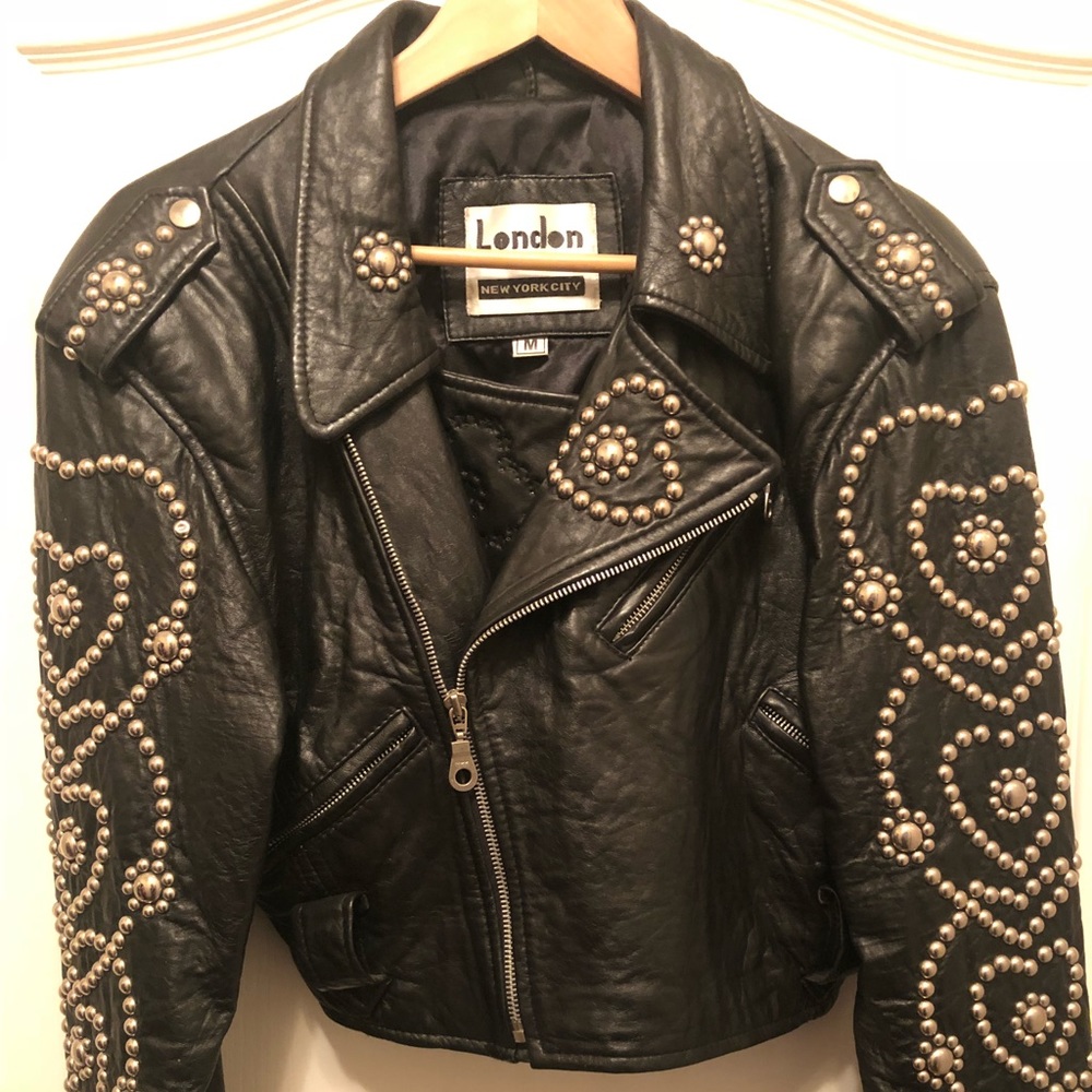 Retro All leather women’s biker jacket